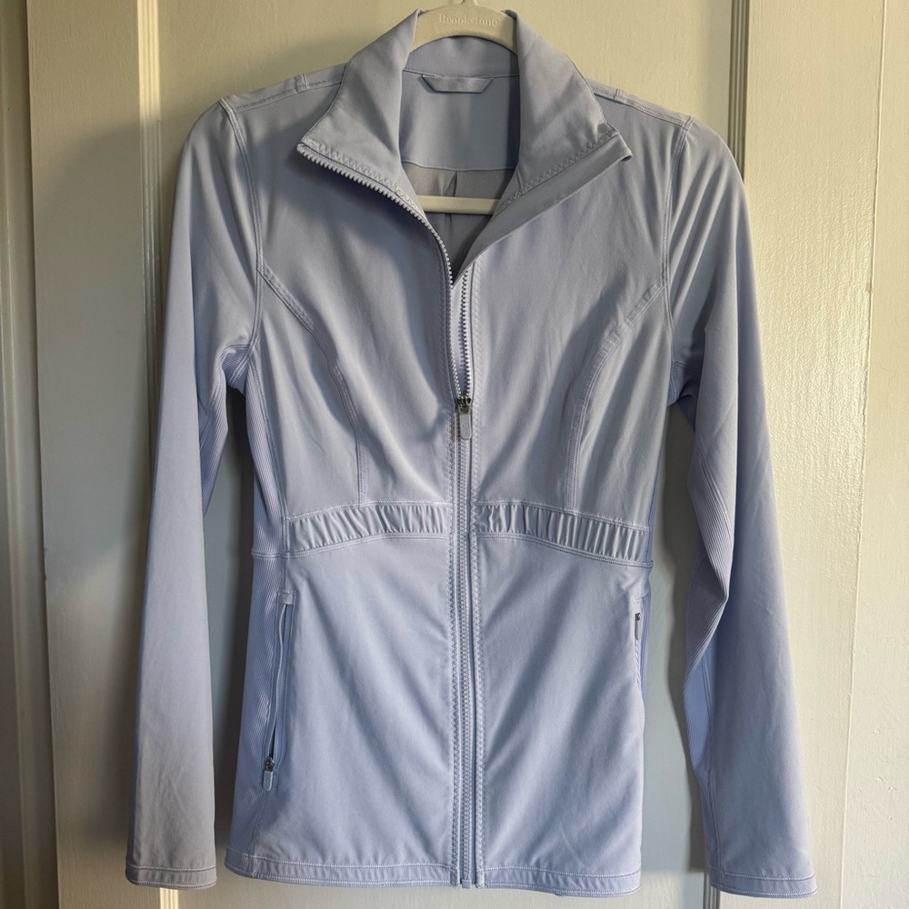 Lululemon light blue define jacket size 6